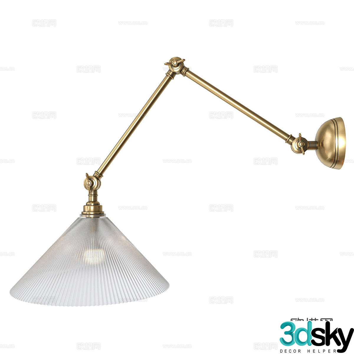 Light luxury wall lamp Classical wall lamp Outdoor wall lamp Garden wall lamp Metal wall lamp Folding wall lamp 3D model