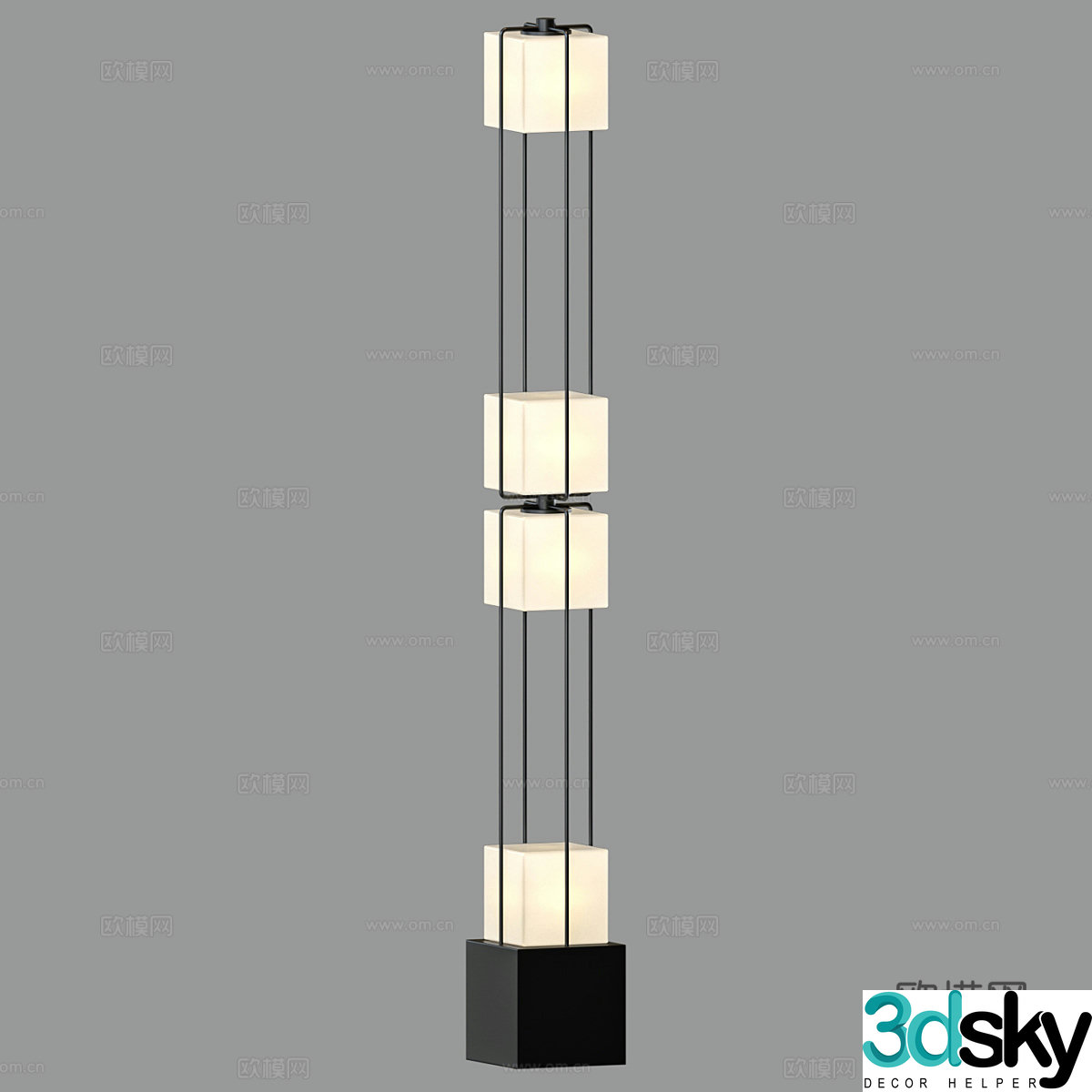 Modern simple floor lamp Floor lamp Simple floor lamp Living room floor lamp Light luxury floor lamp 3D model