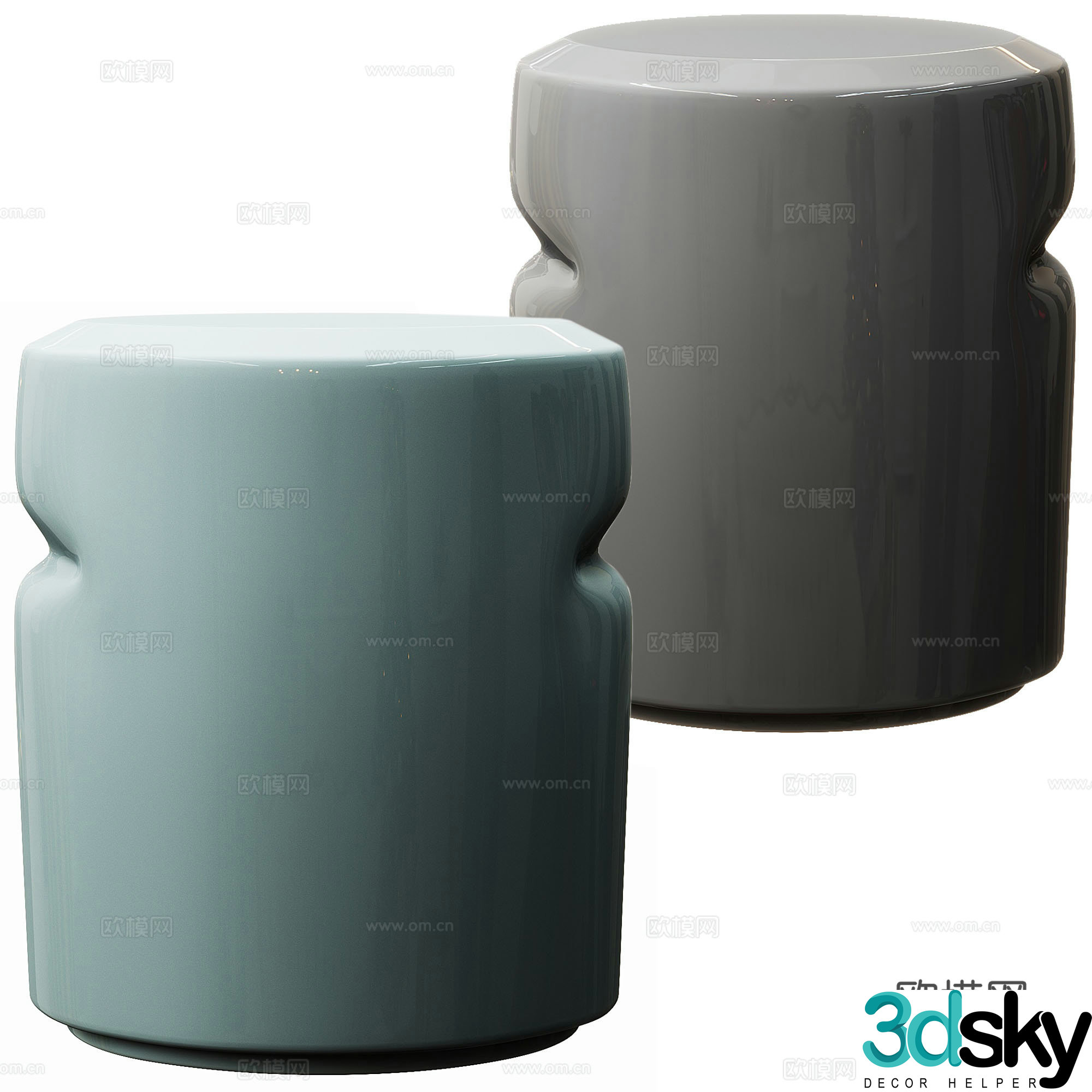 Small stool 3d model