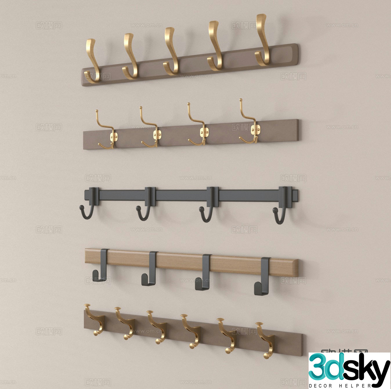Hook Clothes Hook Clothes Hook 3D Model