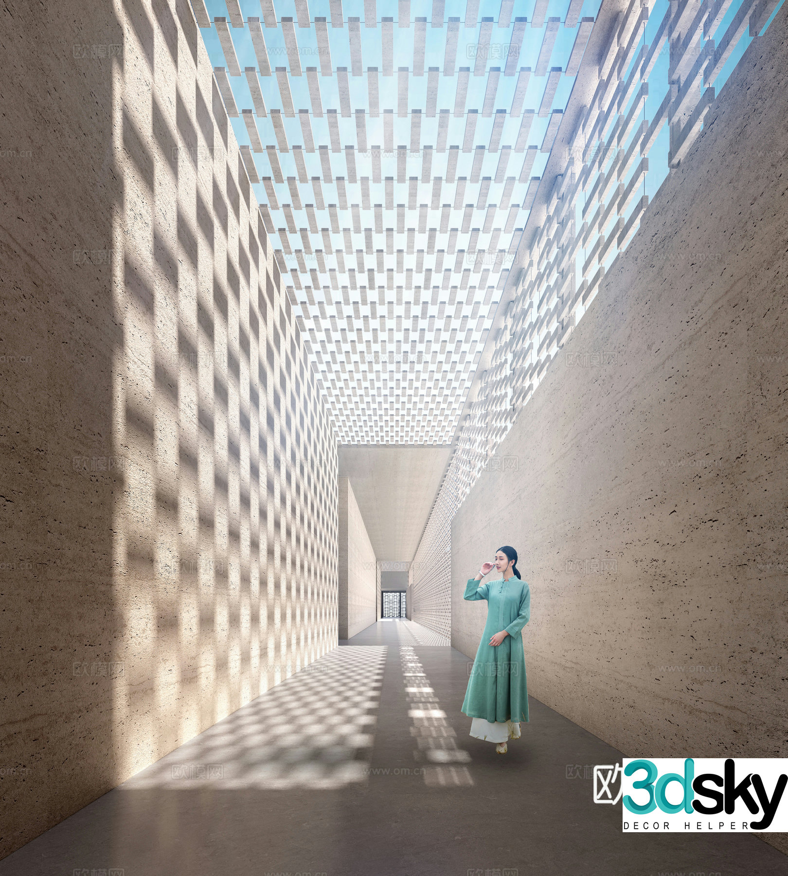 Gallery Museum 3D Model