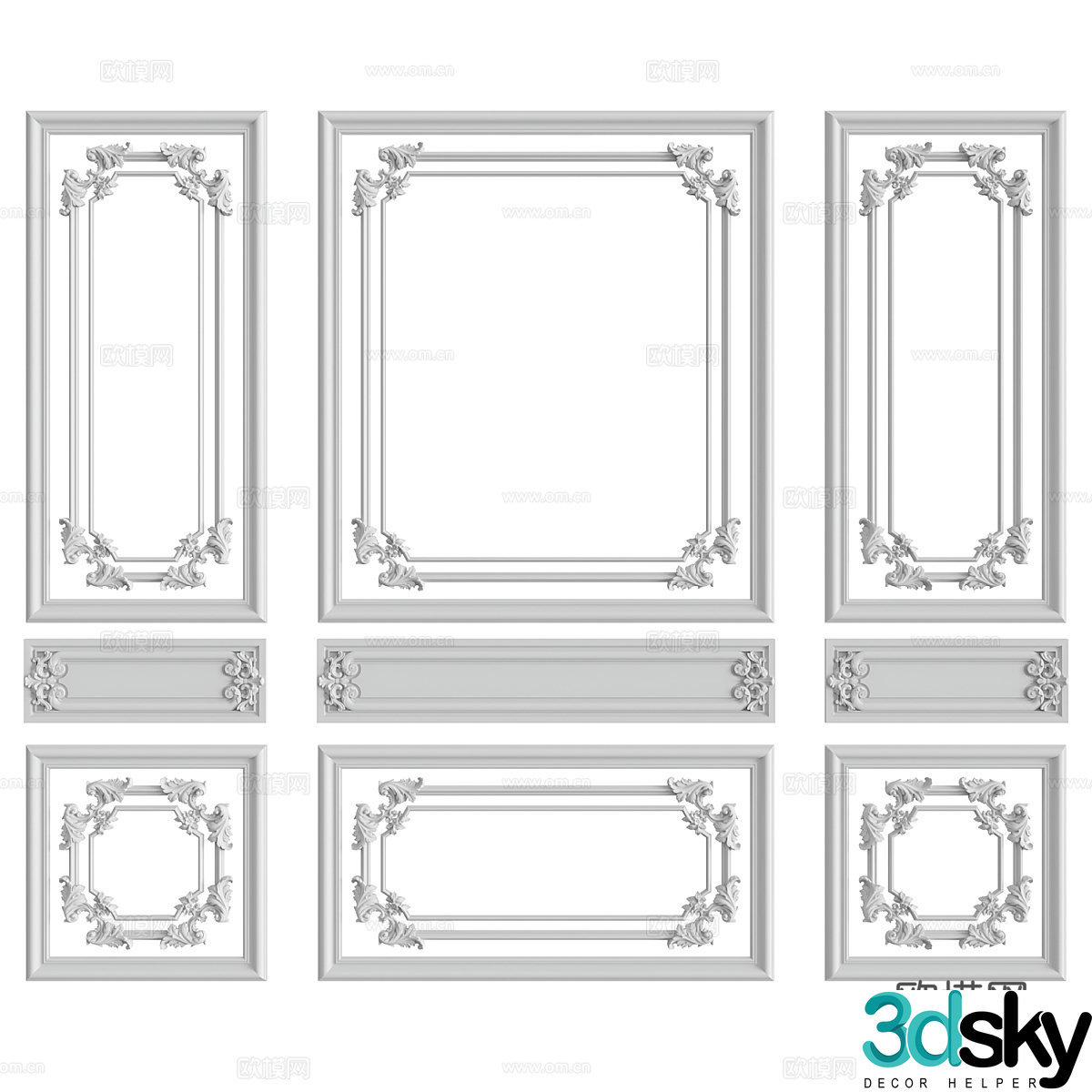 Gypsum Line 3D Model
