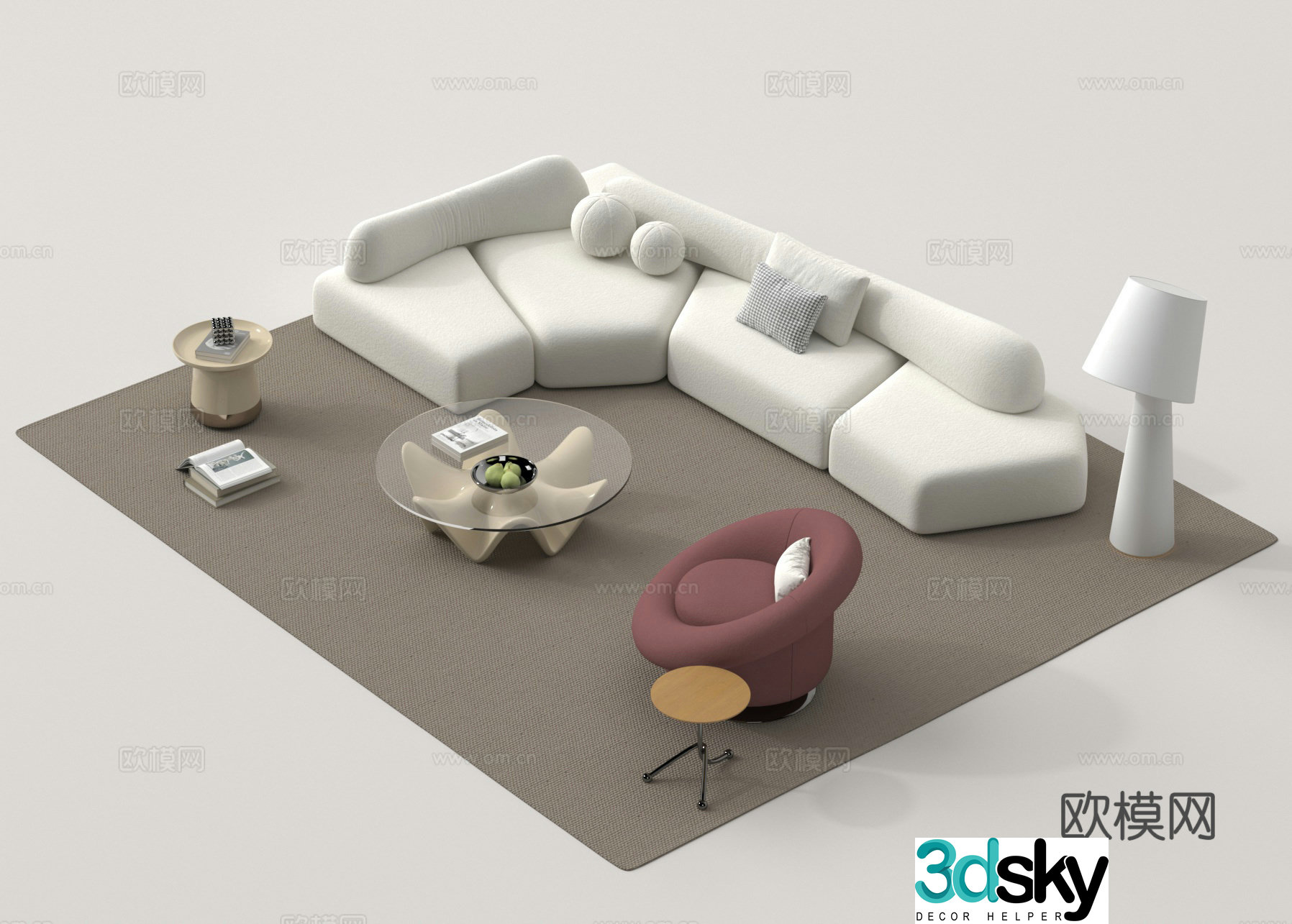 Sofa Sofa combination 3d model