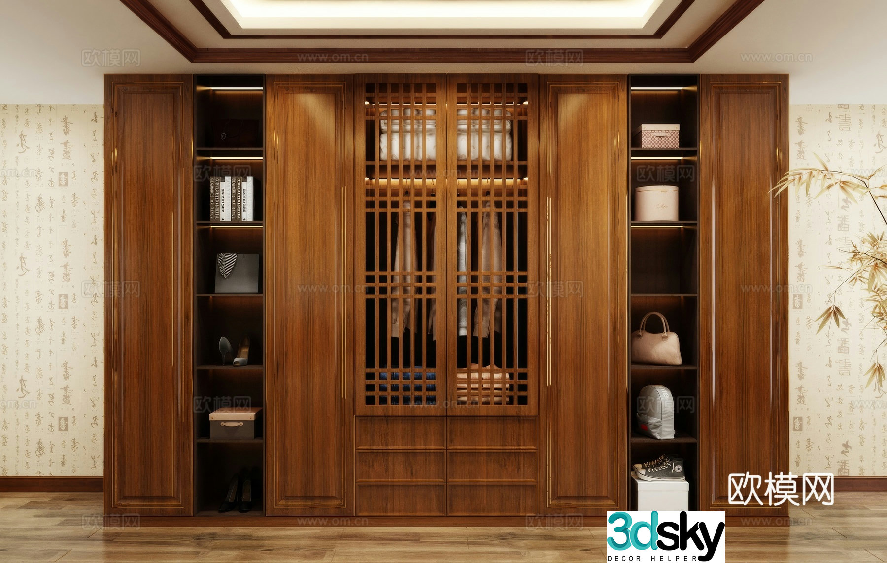 Wardrobe design Wardrobe renderings Wardrobe wardrobe design Wardrobe cabinet 3d model