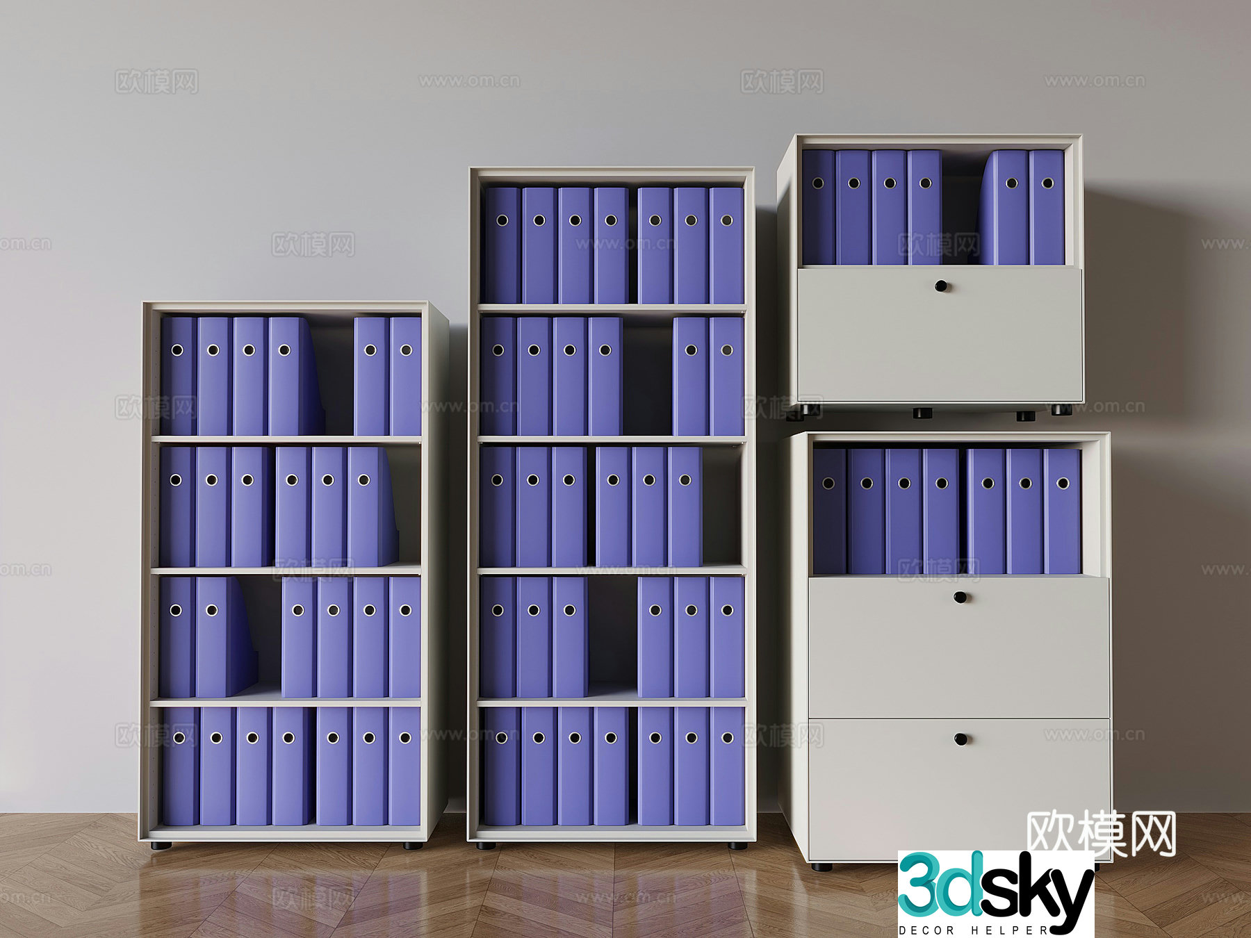 File cabinet file information cabinet office iron cabinet file box 3d model