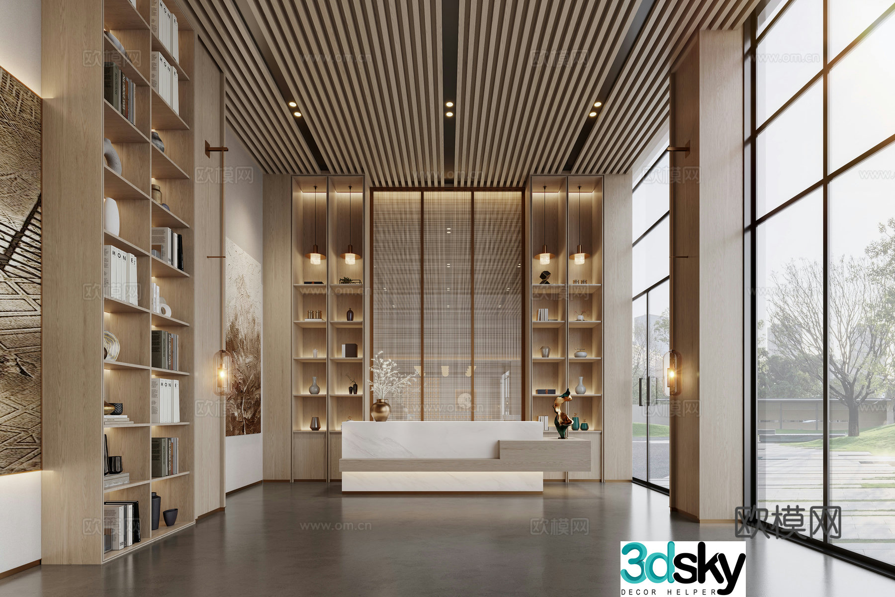 New Chinese sales office 3D model
