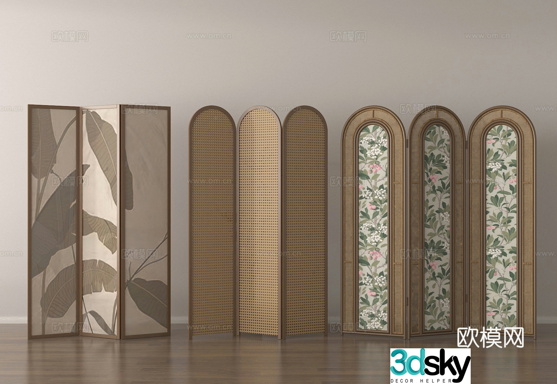 Screen Folding Screen 3D Model