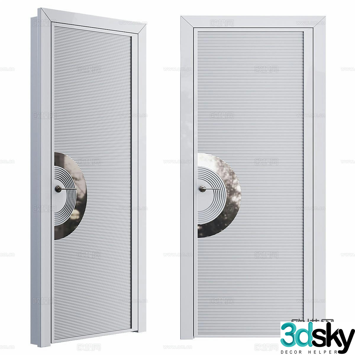 Modern entrance door Bedroom door Other doors Unique doors Simple door Italian door 3d model