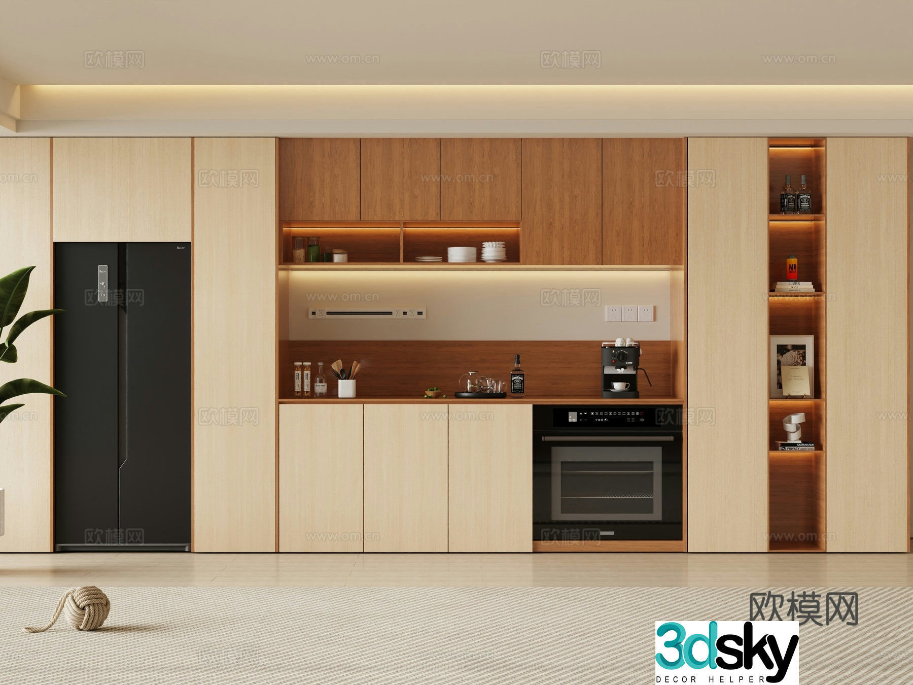 Modern sideboard 3D model
