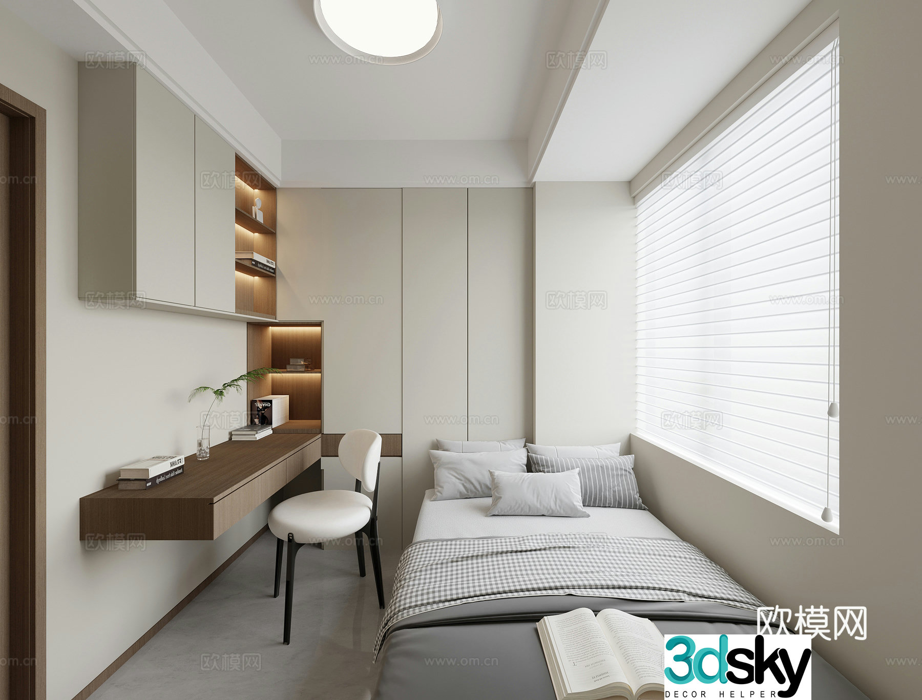 Modern children’s room 3d model