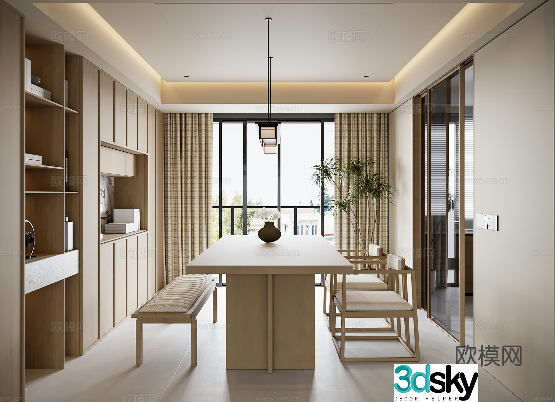 3D model of aesthetic restaurant in Song Dynasty