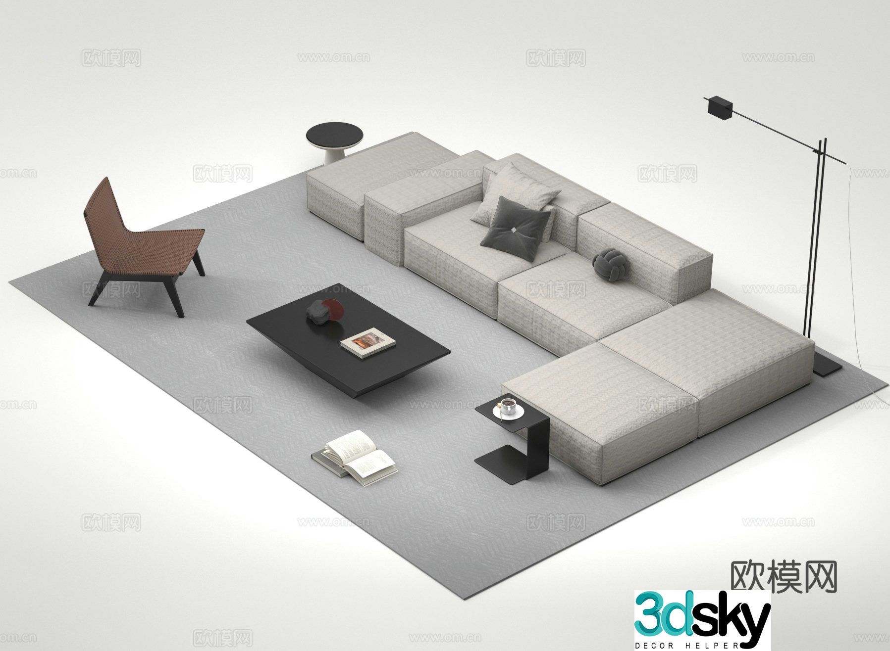 Sofa Sofa combination 3d model
