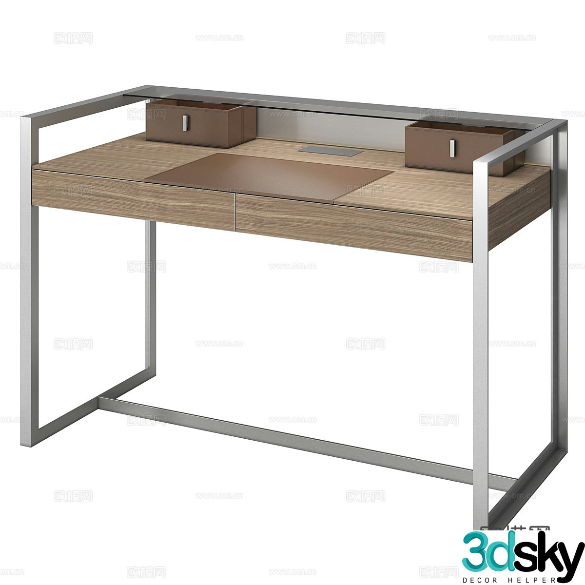 Rialto desk Rimadesio design 3d model
