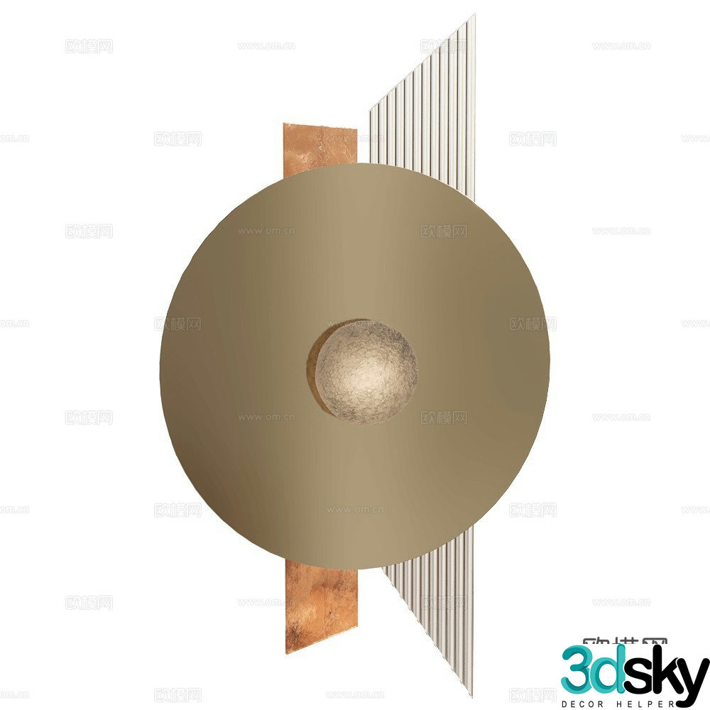 Catrinel modern wall lamp Italian wall lamp Light luxury wall lamp Metal wall lamp 3D model