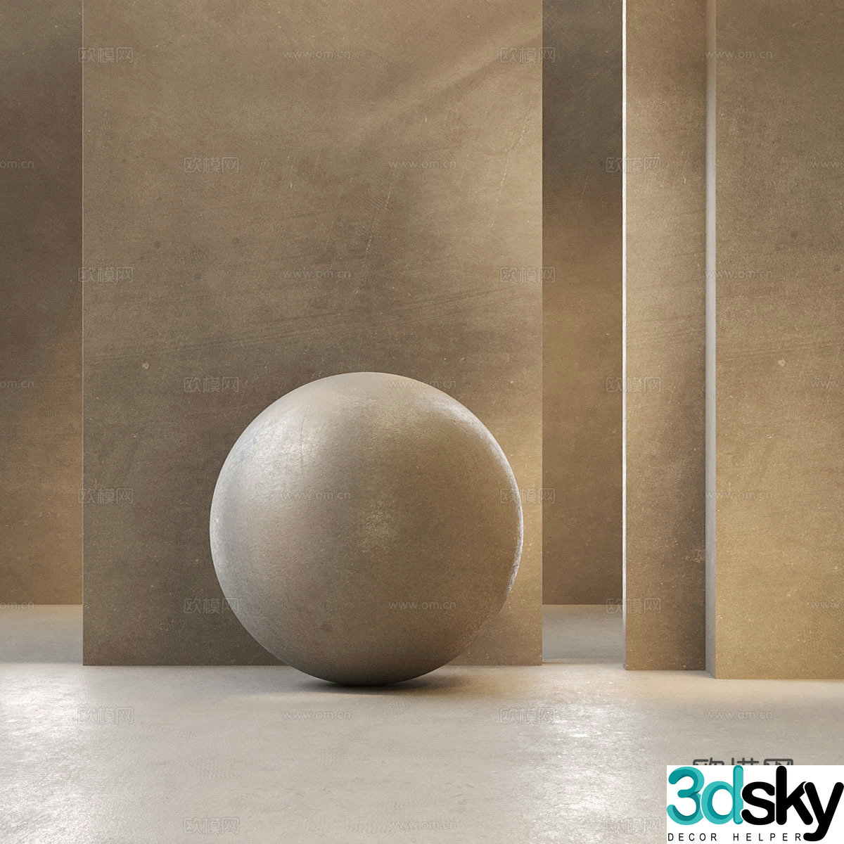 3d model of floor tiles