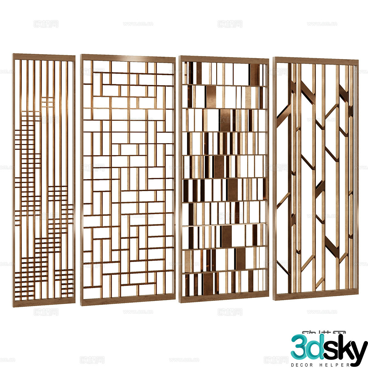 Decorative partition 23d model