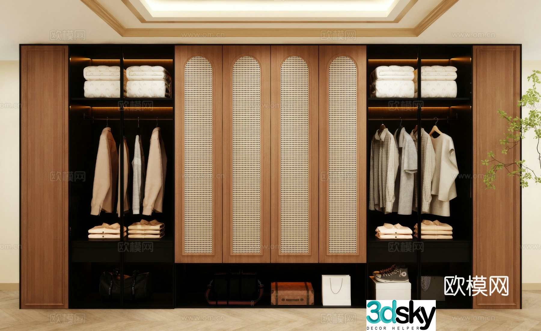 Wardrobe design Wardrobe renderings Wardrobe wardrobe design Wardrobe cabinet 3d model