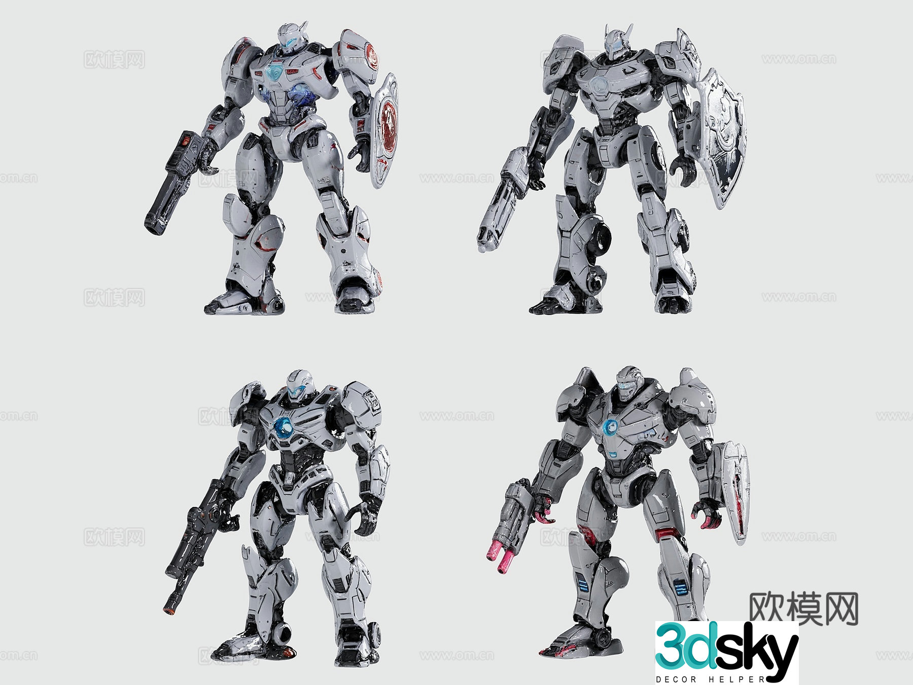 Children’s Mecha Toy 3D Model