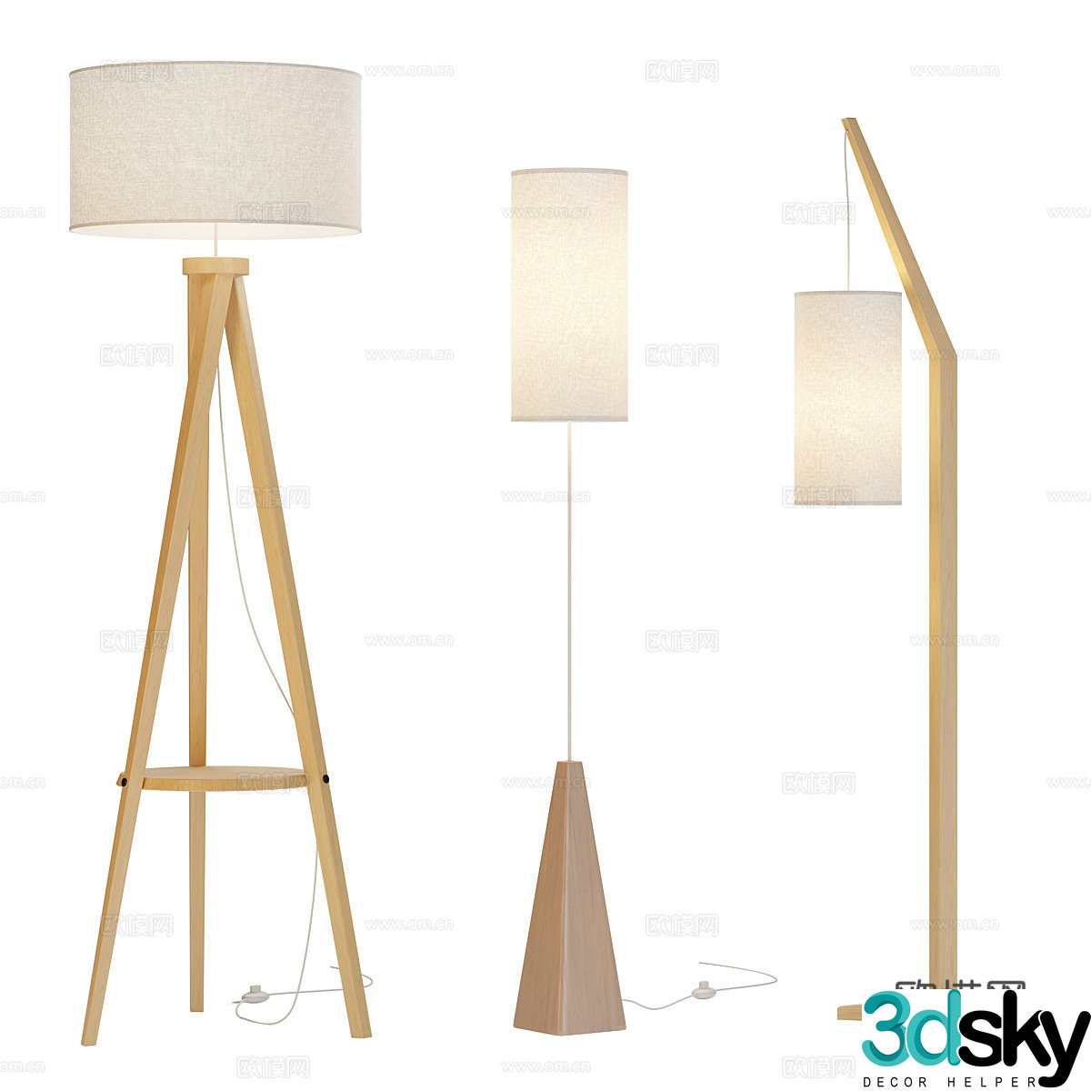 Floor lamp 3d model