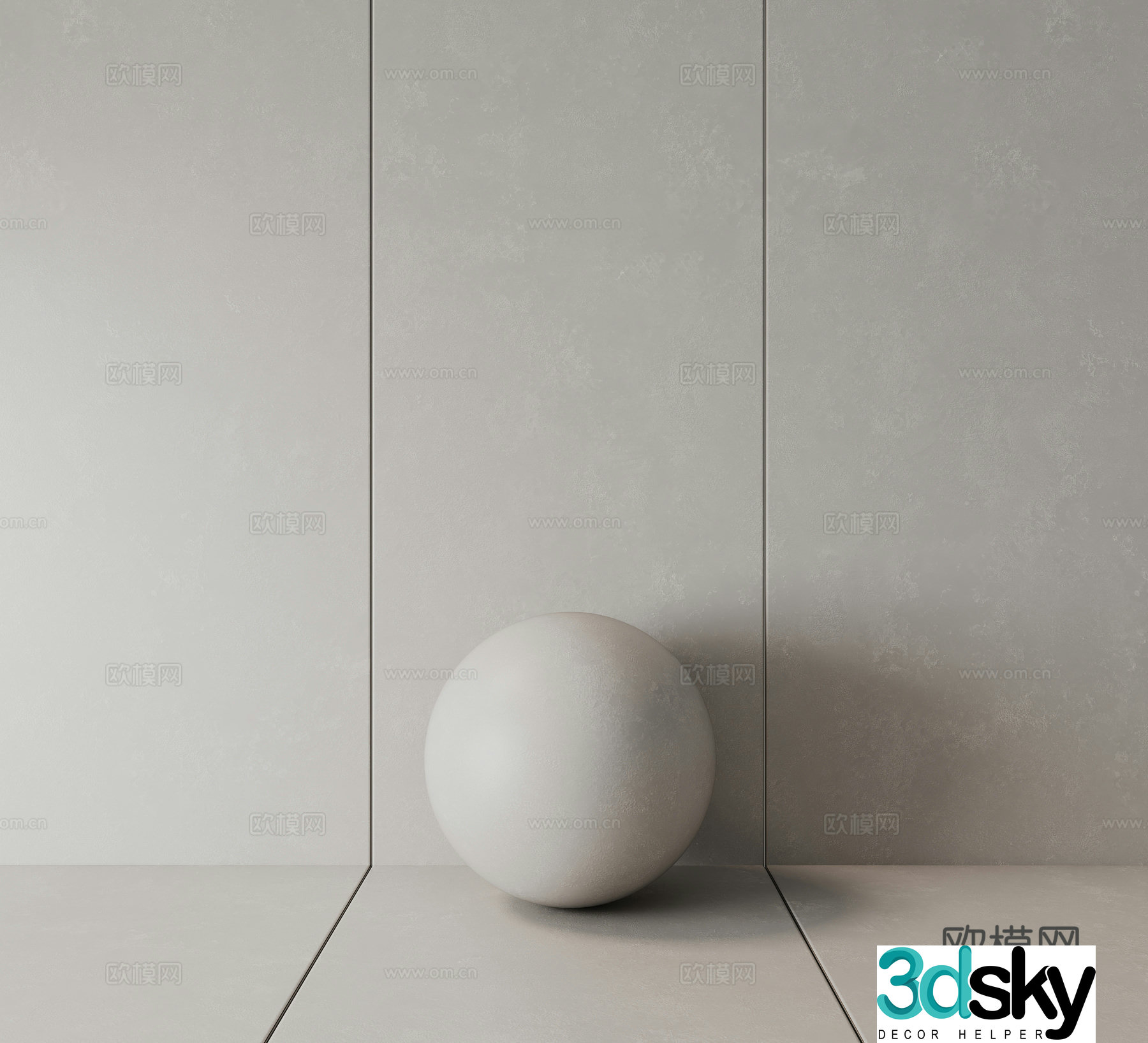 Art paint Microcement Real stone paint Latex paint 3d model