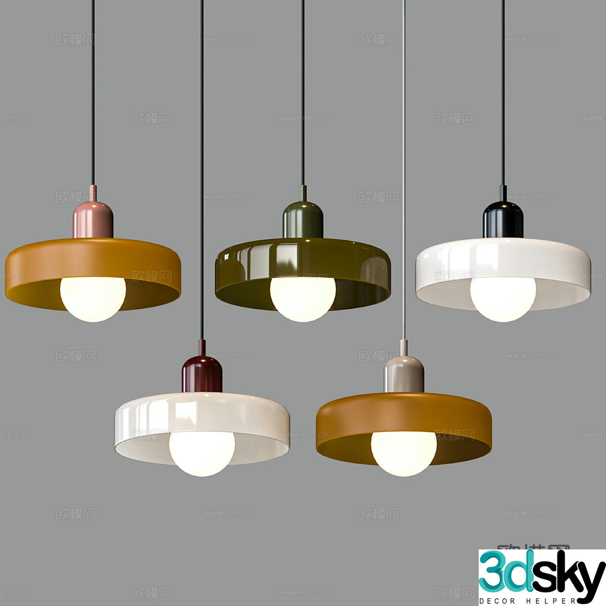 Nordic simple chandeliers chandeliers simple chandeliers dining chandeliers living room chandeliers lamps 3D model