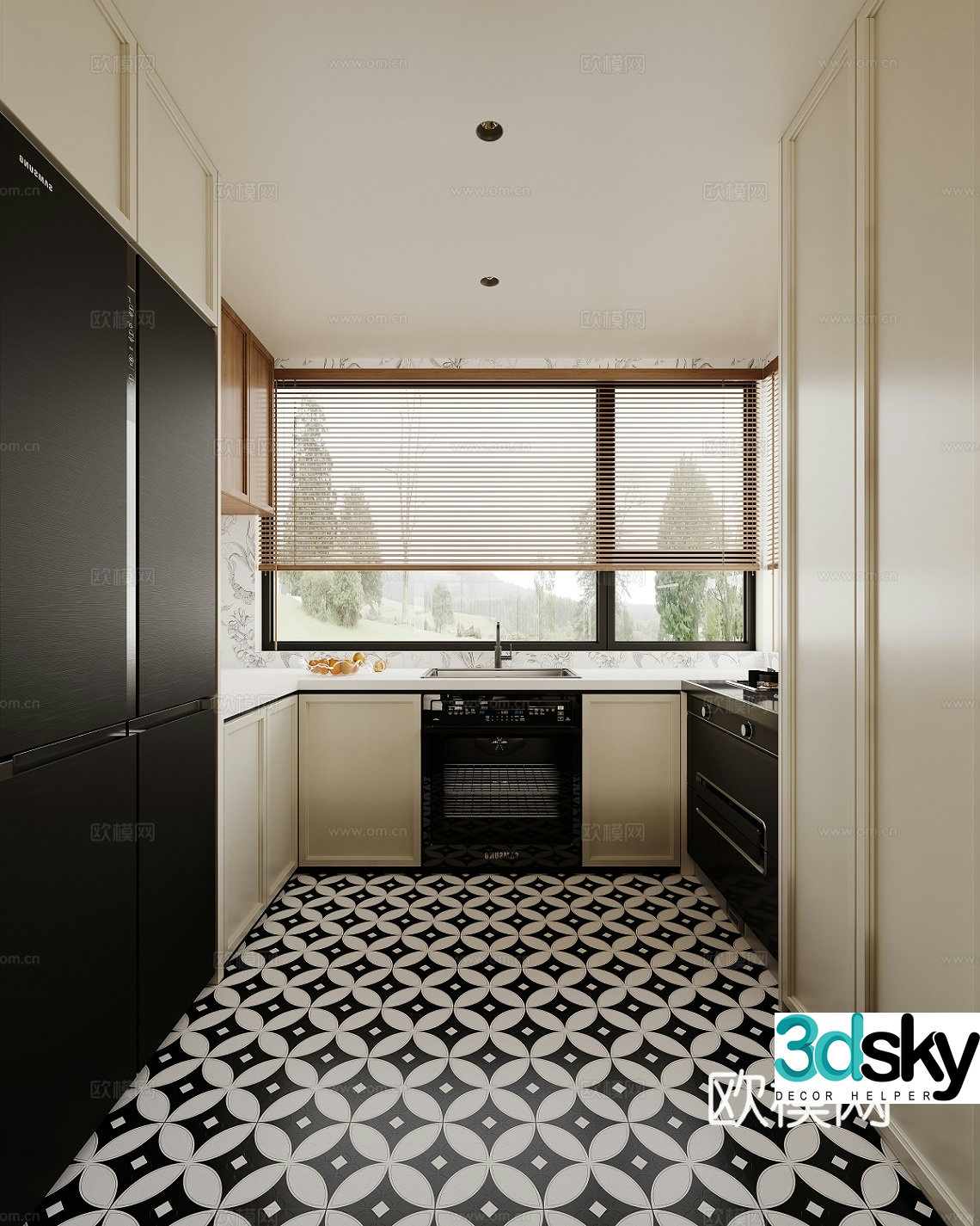 French kitchen 3d model