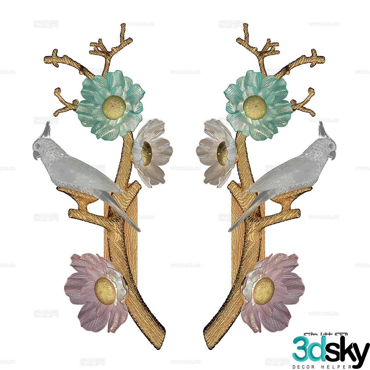 Decorative wall lamp Decorative pendant 3D model