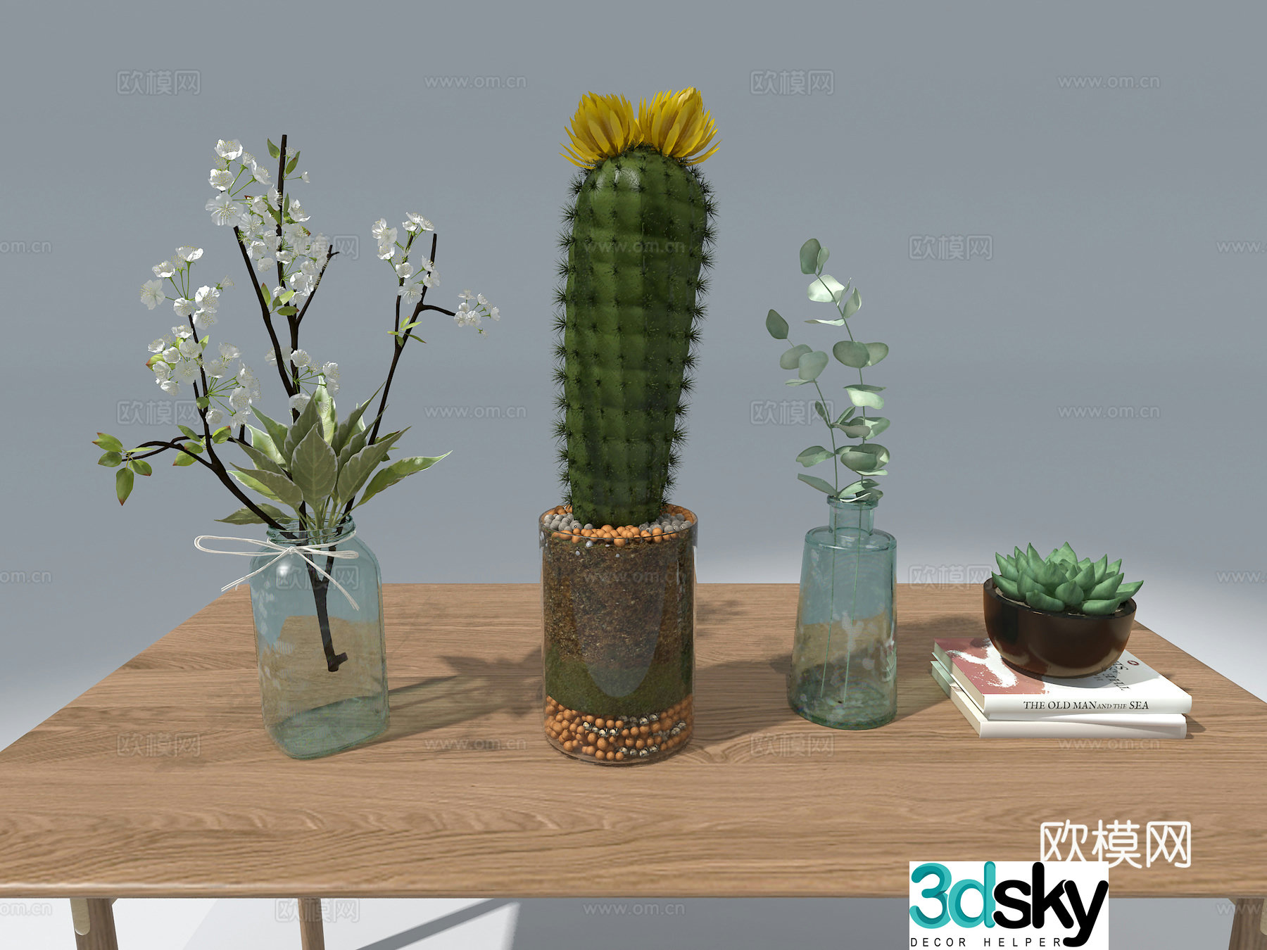 Flower arrangement 3d model