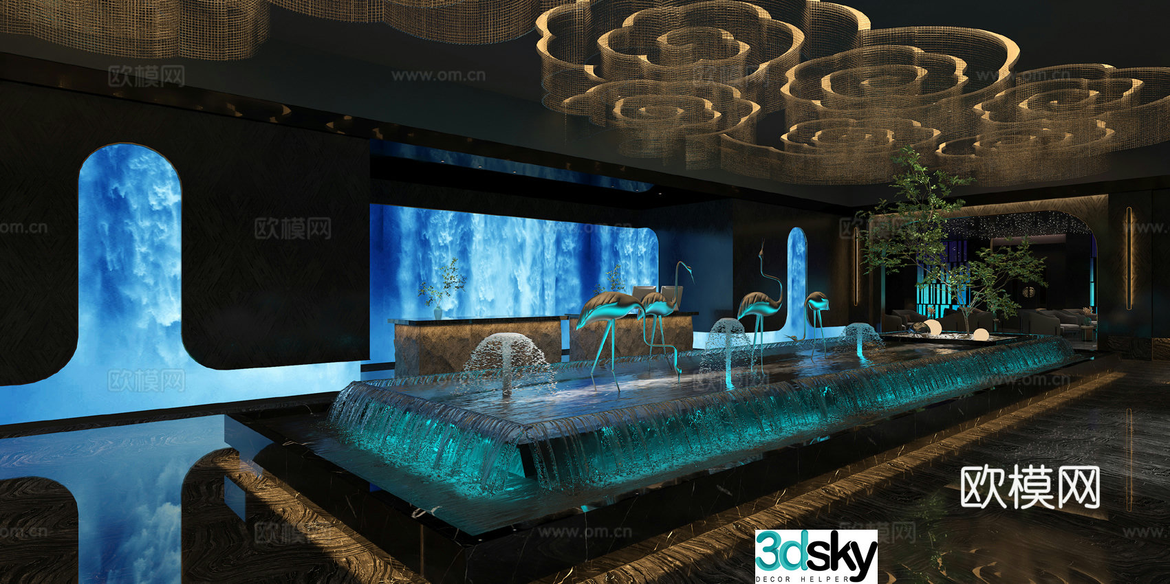 3D model of foot therapy health club