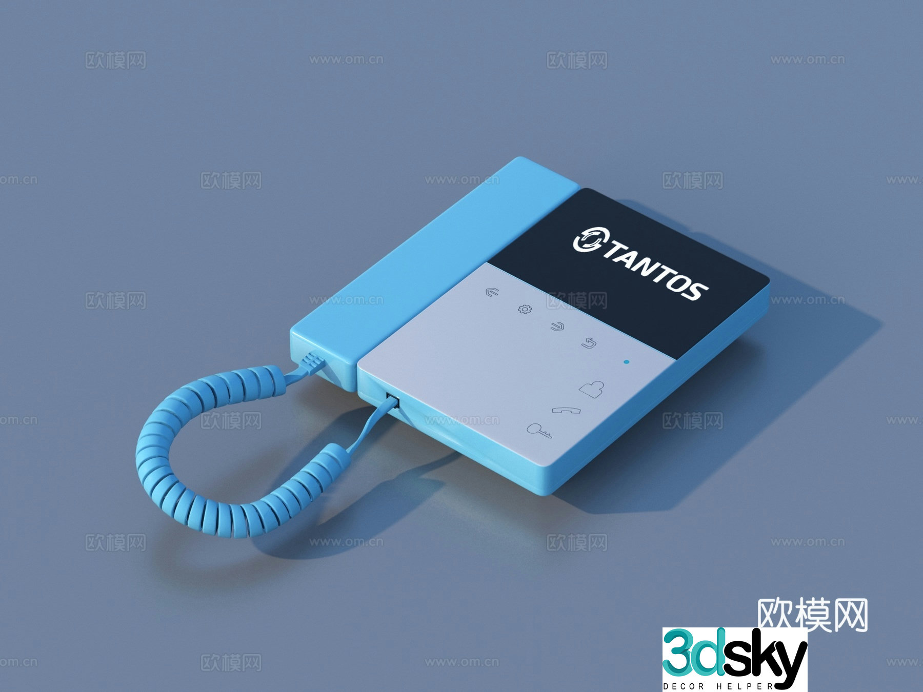 Telephone Videophone Electrical Communication Tools 3D Model