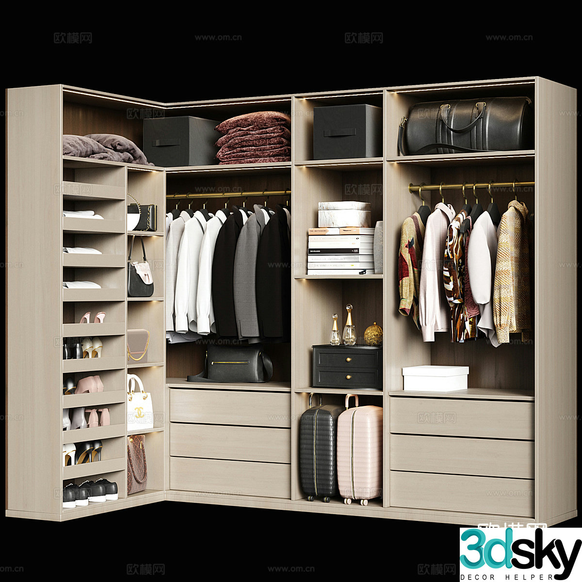 Wardrobe 3d model