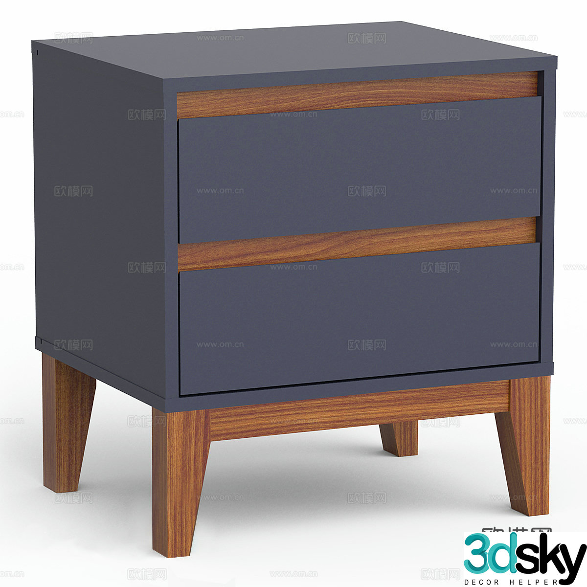 Bedside table 3d model
