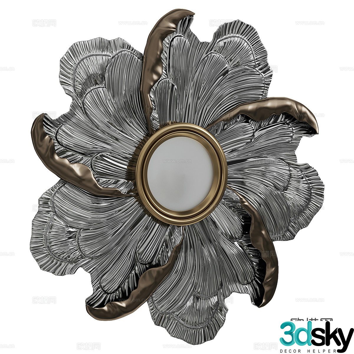 Mirror Decorative Mirror Dressing Mirror Makeup Mirror Wall Mirror Decorative Pendant Wall Decorative 3D Model