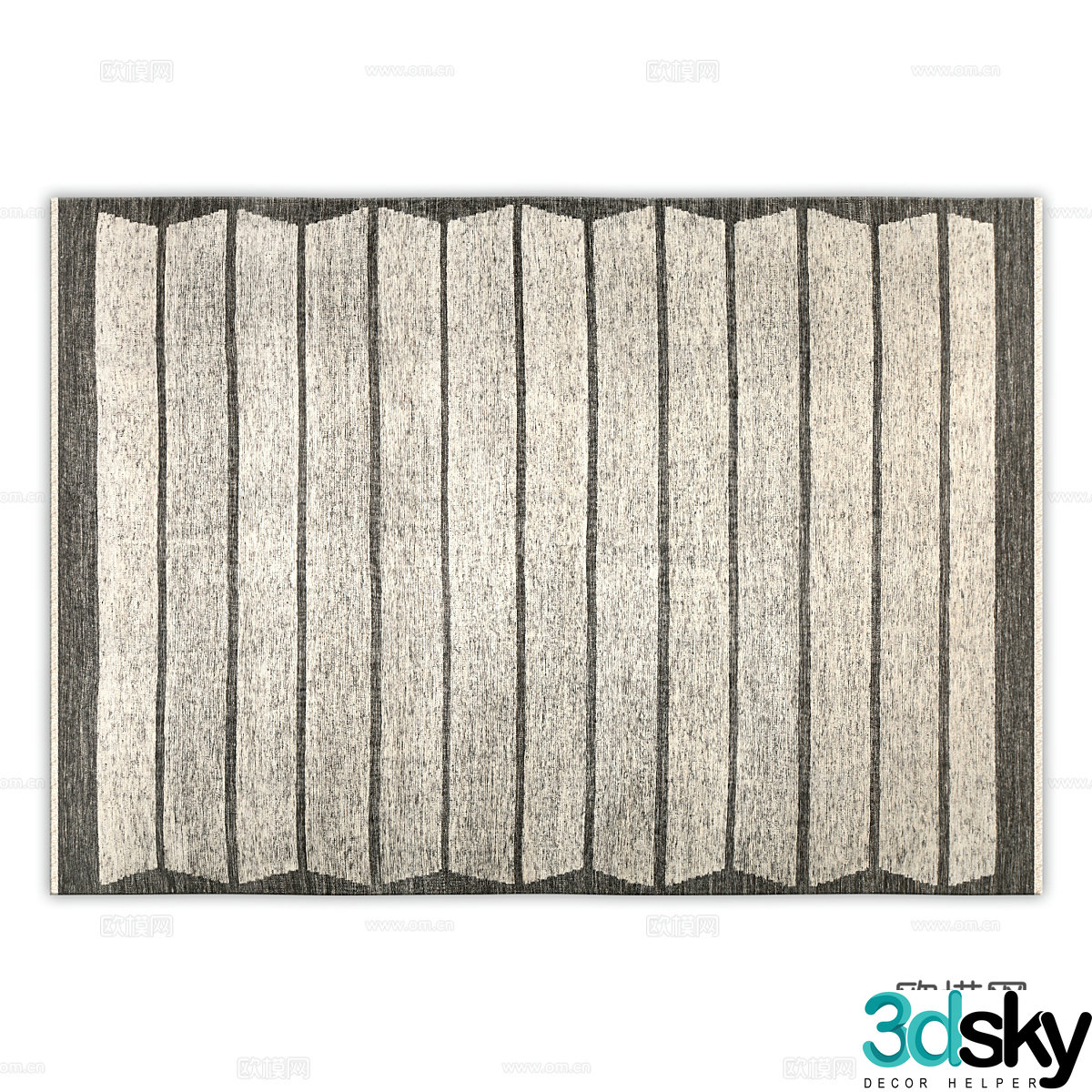Modern minimalist carpet Carpet Simple carpet Living room carpet 3d model