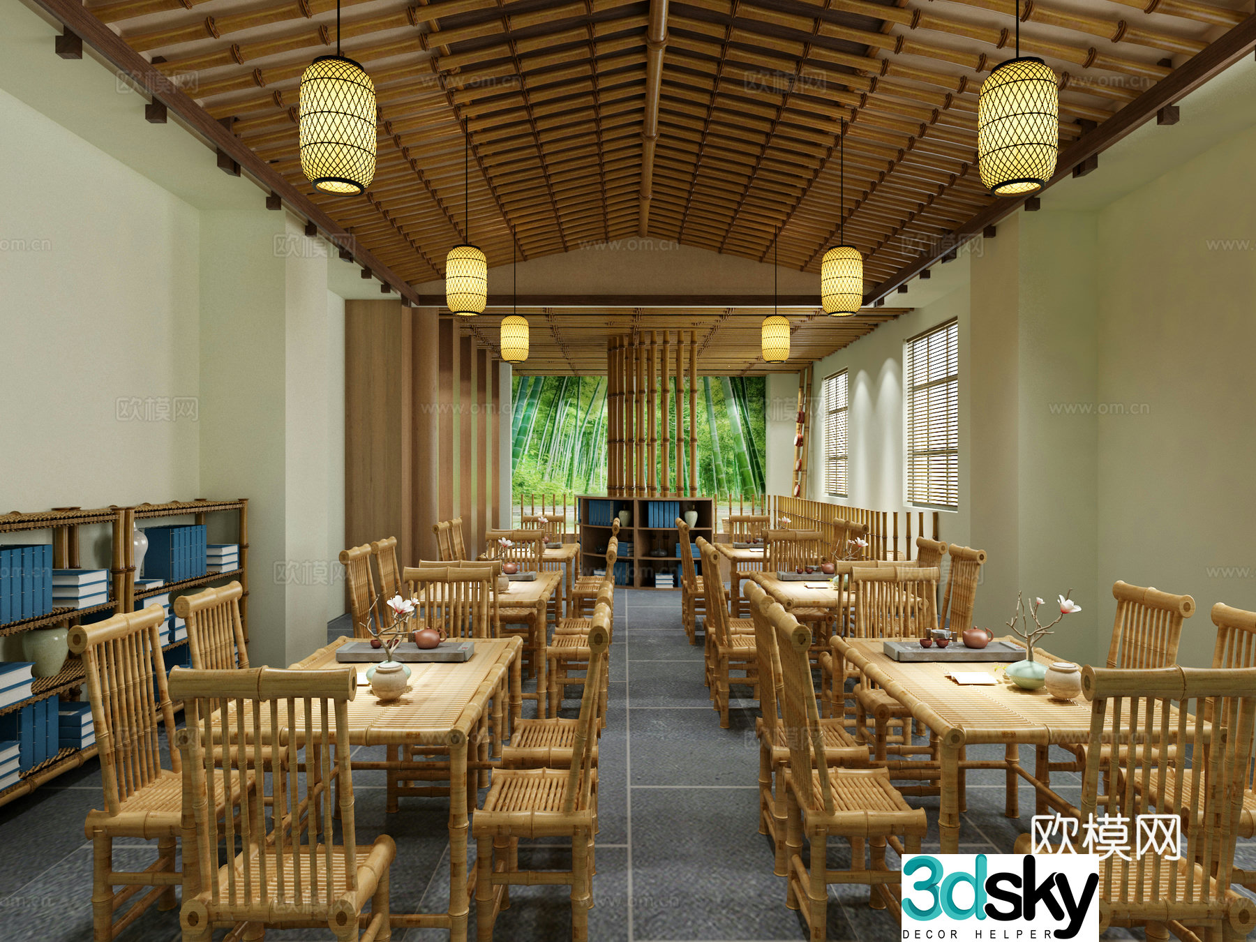 Bamboo Museum 3D Model