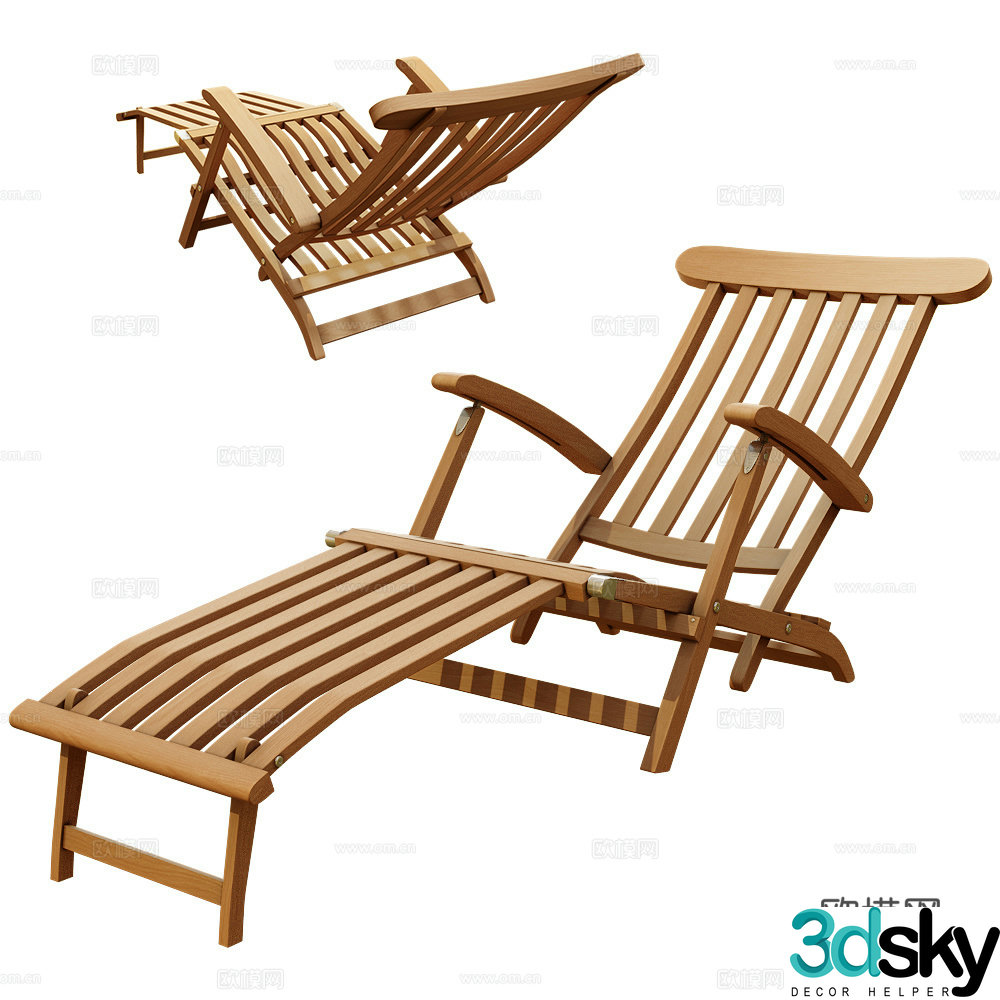 3d model of recliner