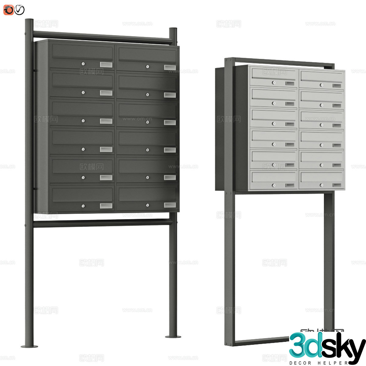 Email 3D model