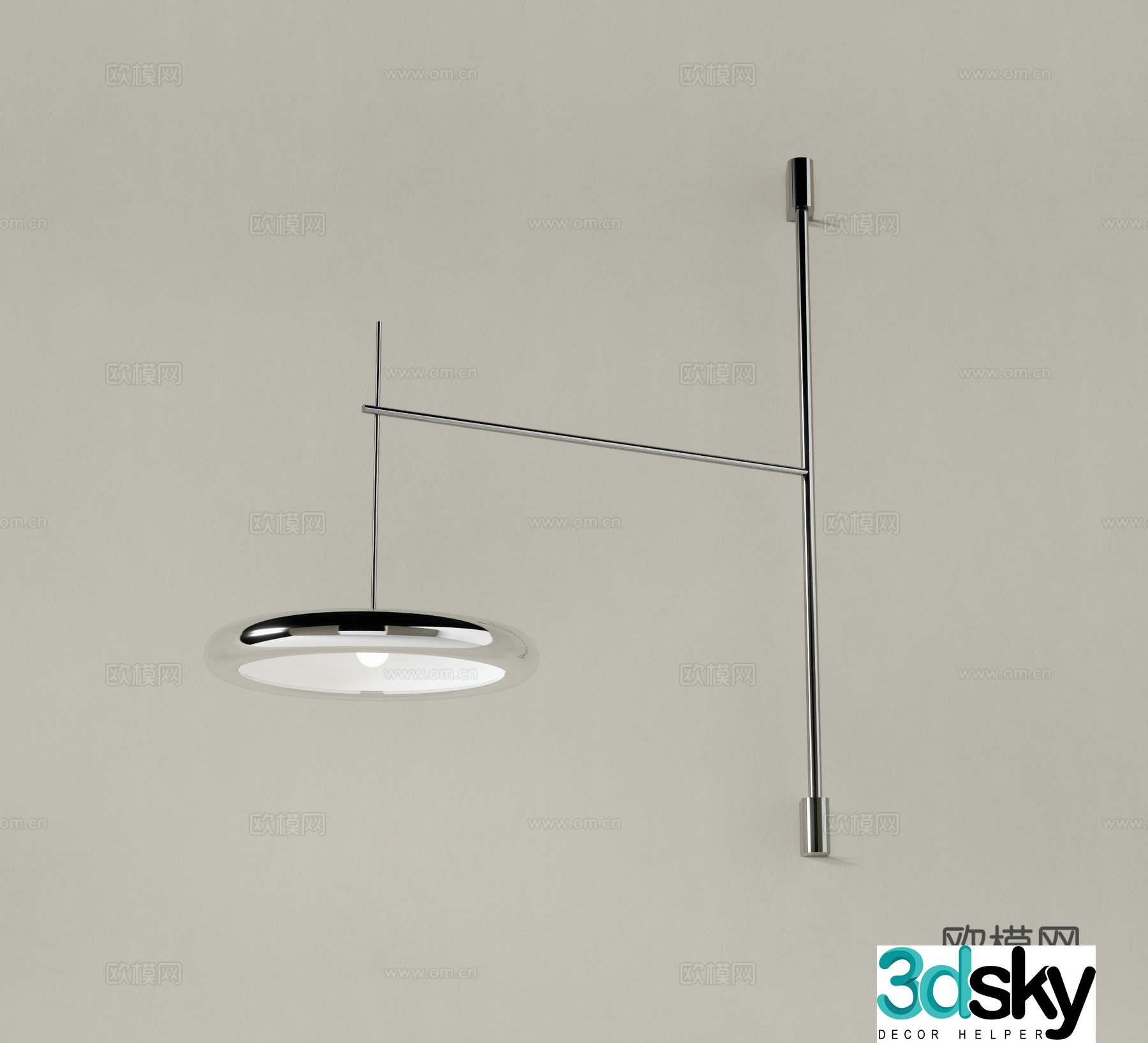 Modern wall lamp Metal wall lamp 3d model