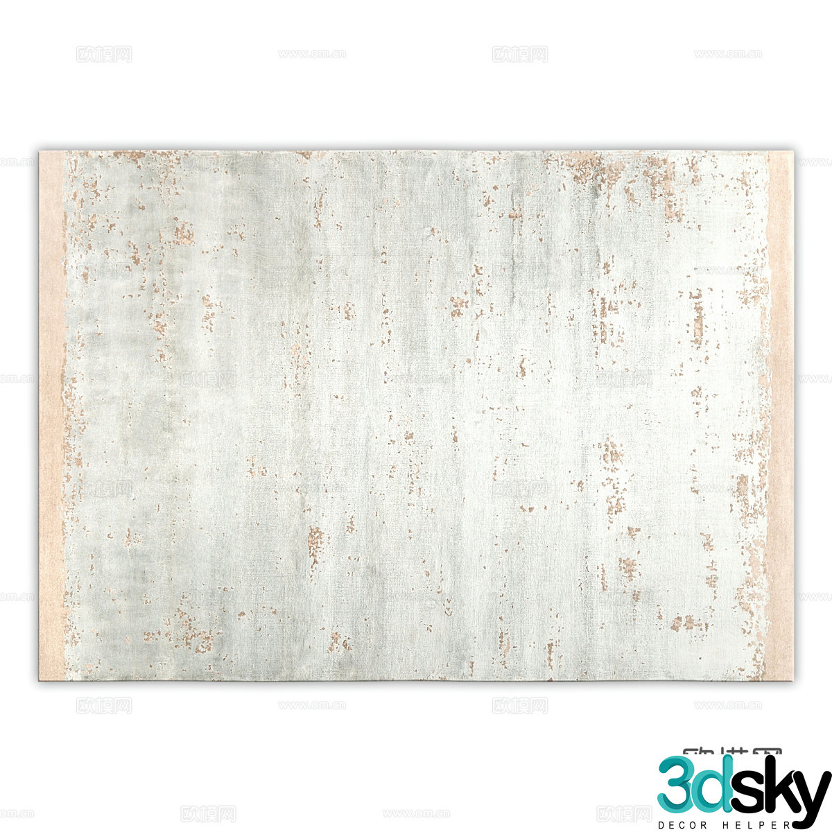 Modern minimalist carpet Carpet Simple carpet Living room carpet 3d model