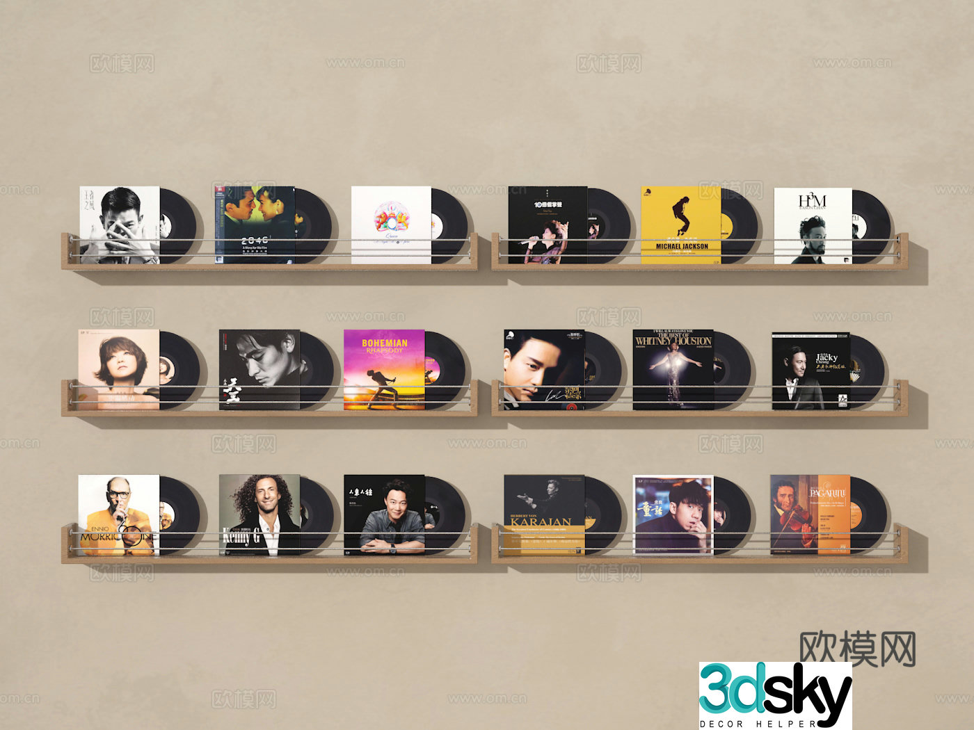3D model of singing disc