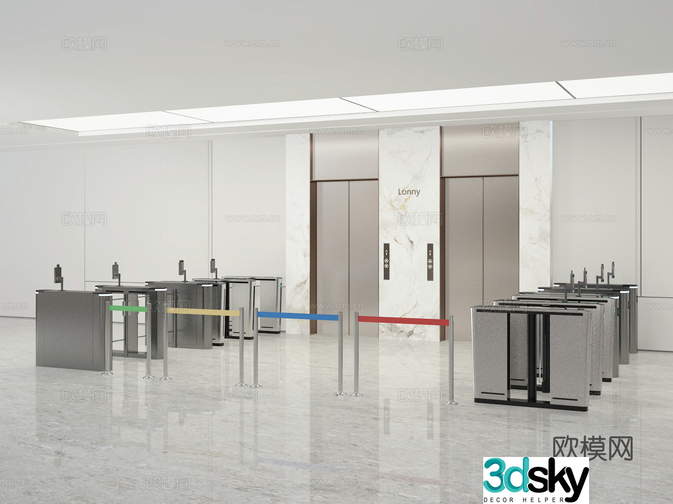 Gate 3D model