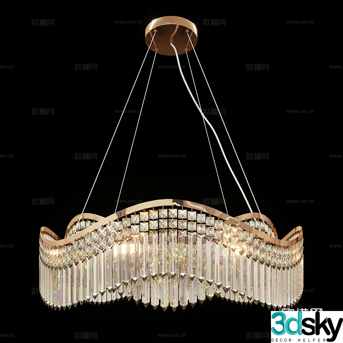 Chandelier 3d model