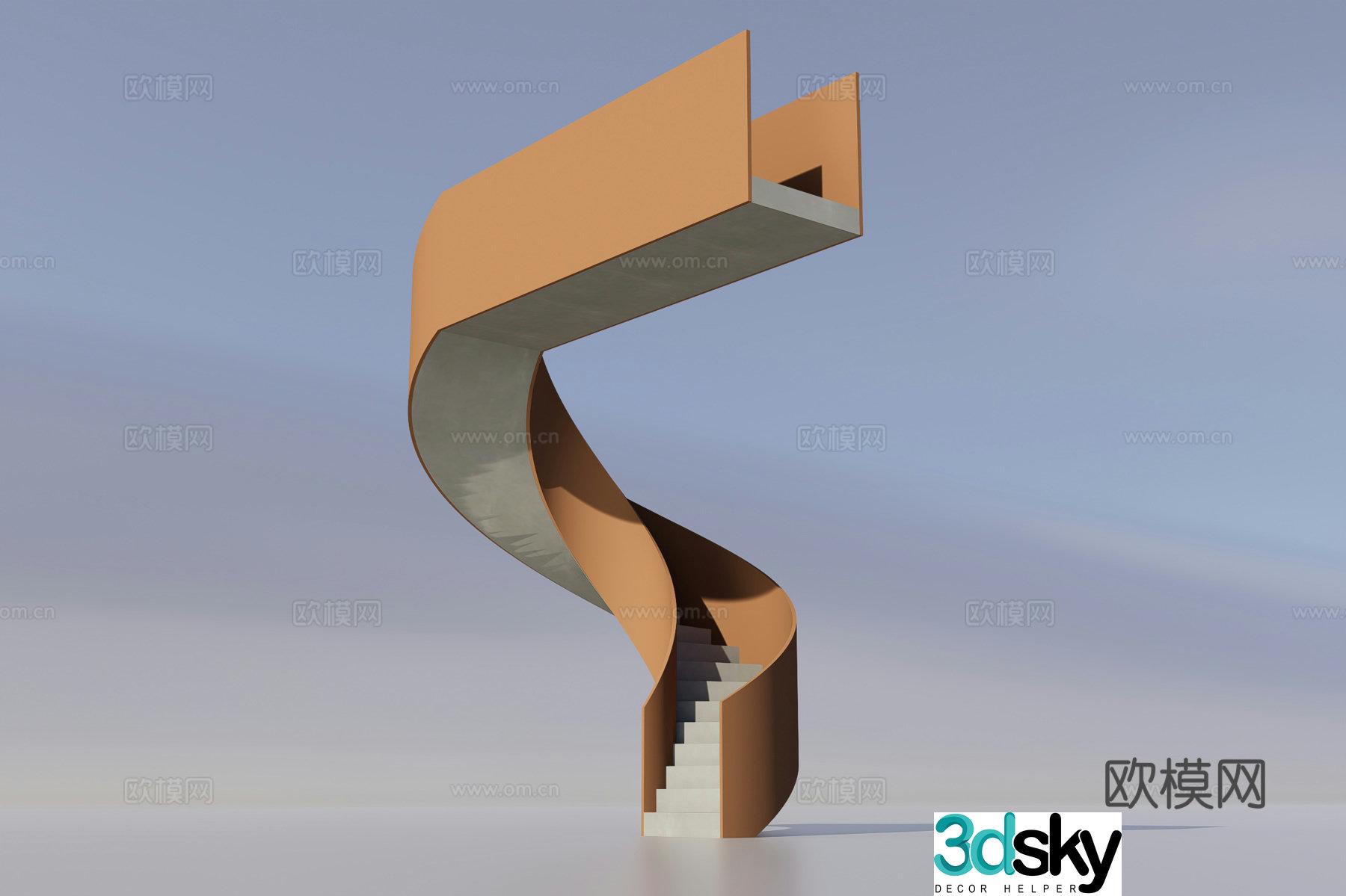 Spiral staircase 3d model