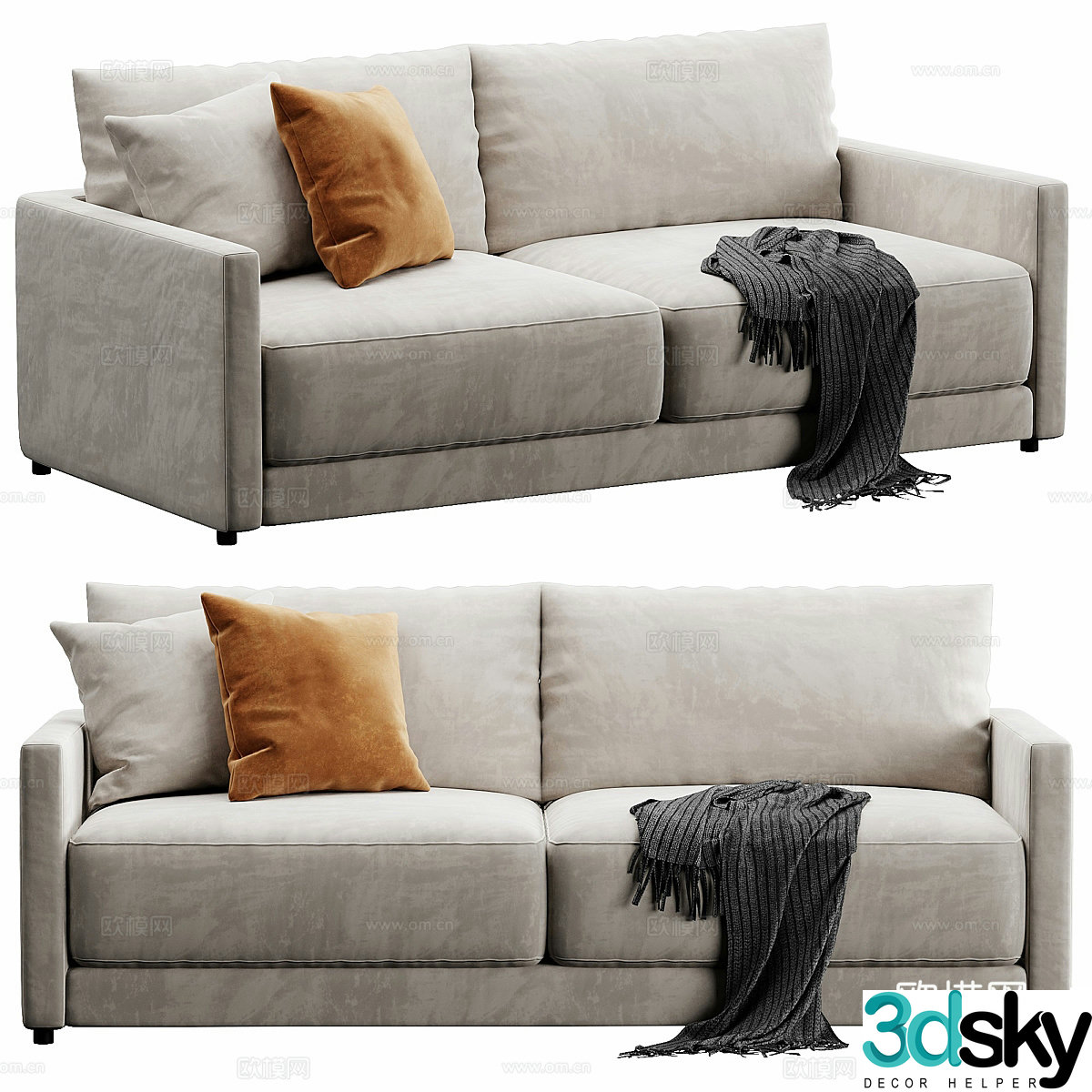 Sofa Double sofa 3d model