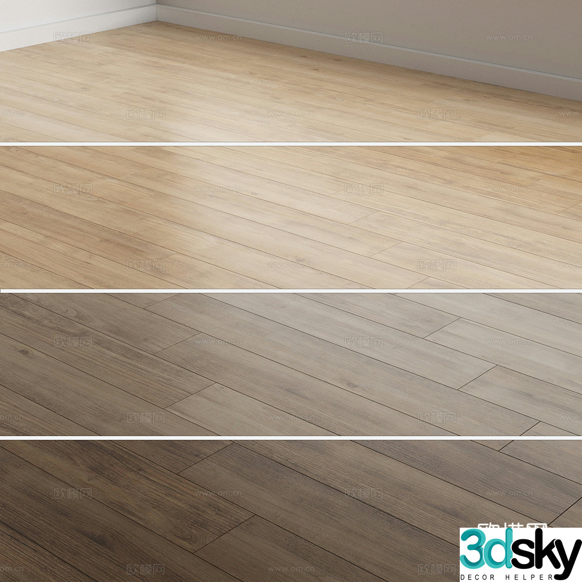 3d model of floor tiles