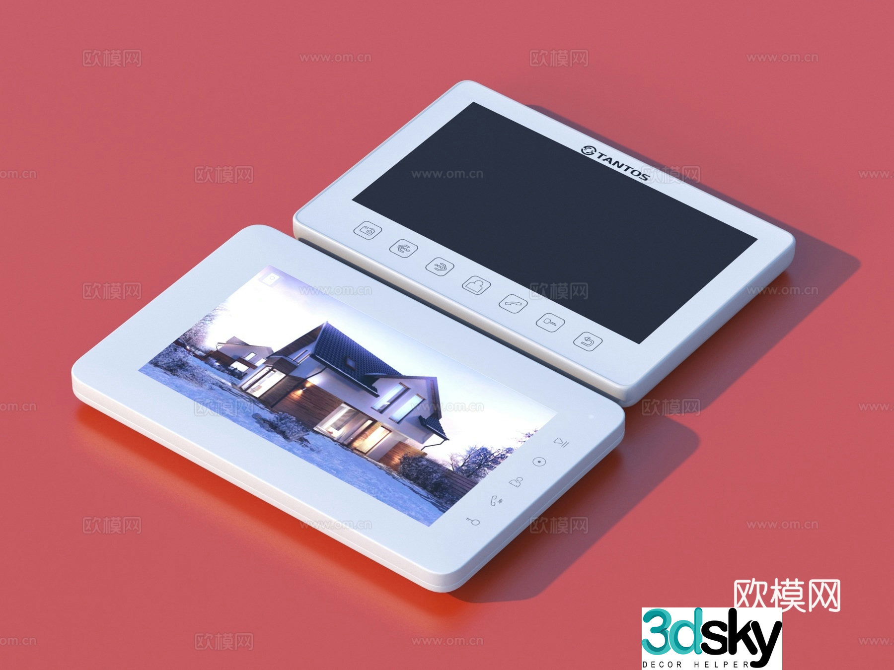 Telephone Videophone Electrical Communication Tools 3D Model