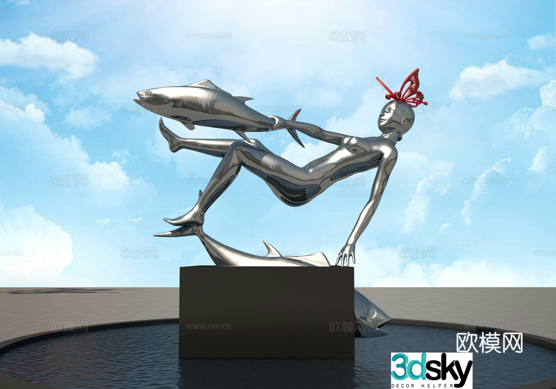 Beautiful Yule 3d model