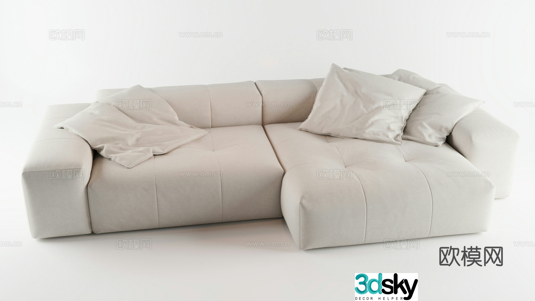 Furniture Sofa Coffee Table Carpet 3D Model