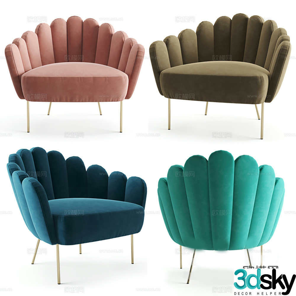 Sofa Single sofa Casual sofa 3d model