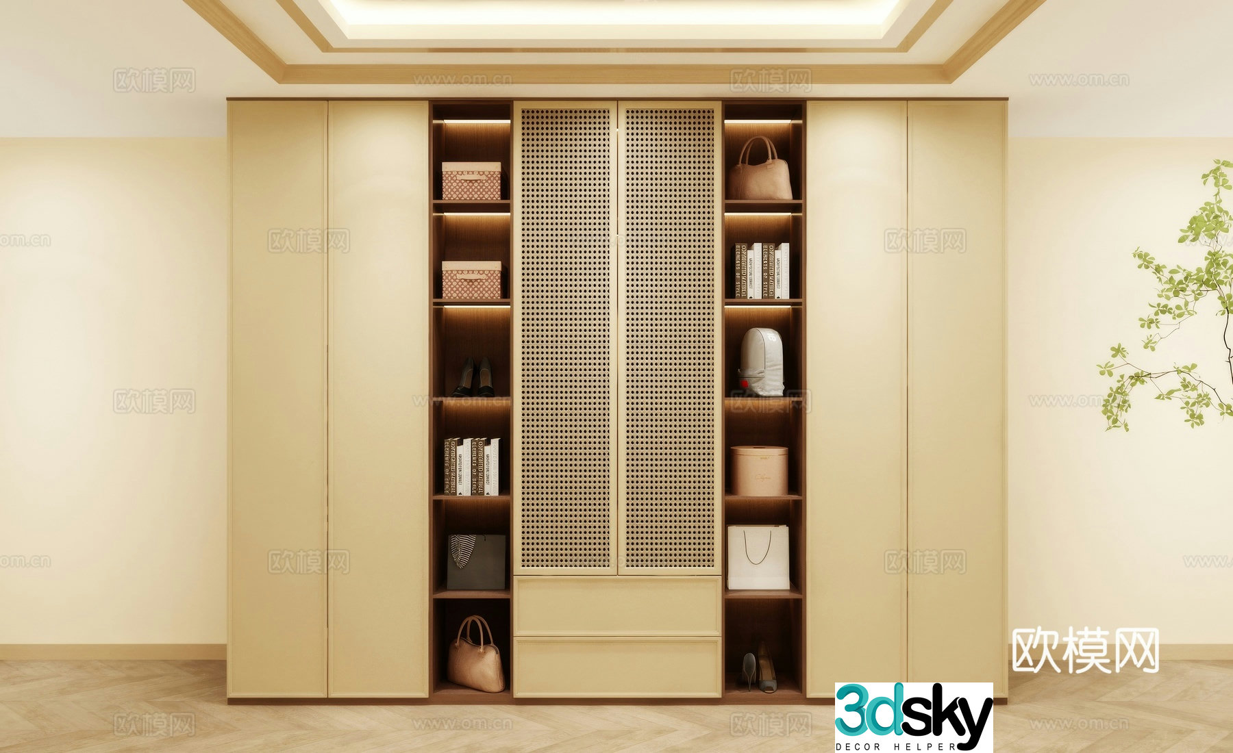 Wardrobe design Wardrobe renderings Wardrobe wardrobe design Wardrobe cabinet 3d model